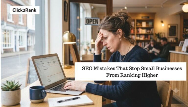 SEO Mistakes That Stop Small Businesses From Ranking Higher