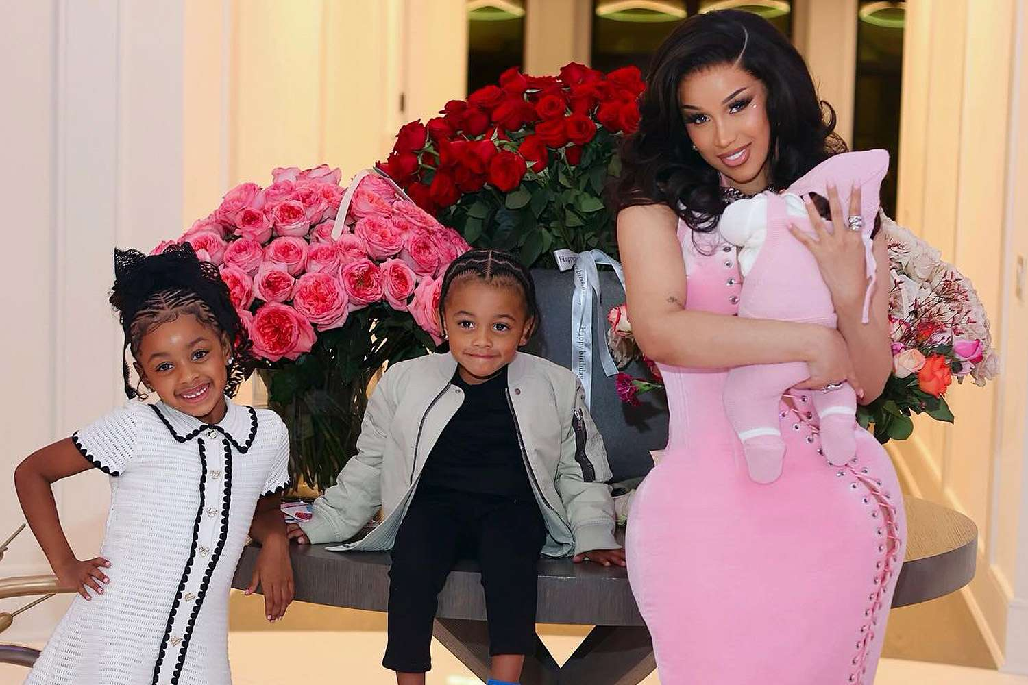how many kids does cardi b have